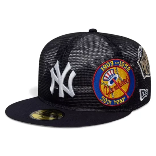 Jockey Yankees Azul 59Fifty Mesh AOP New Era - Imagen 4