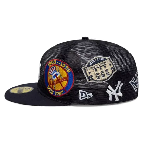Jockey Yankees Azul 59Fifty Mesh AOP New Era - Imagen 6