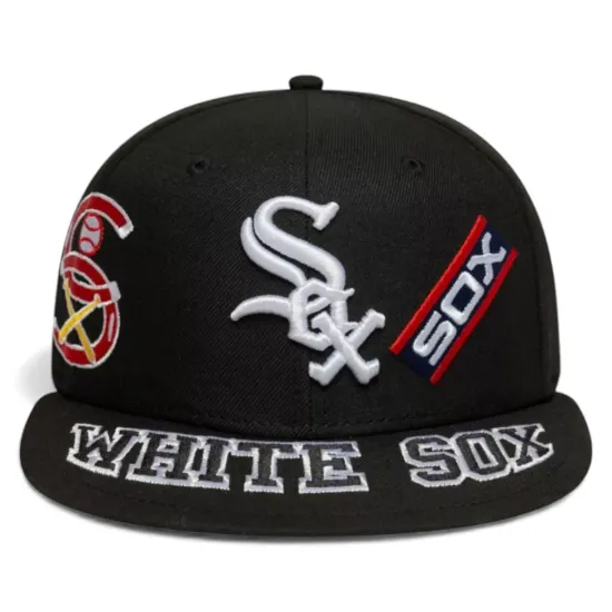 Jockey White Sox Negro 59Fifty All Over New Era - Imagen 5