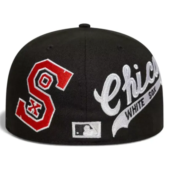 Jockey White Sox Negro 59Fifty All Over New Era - Imagen 6