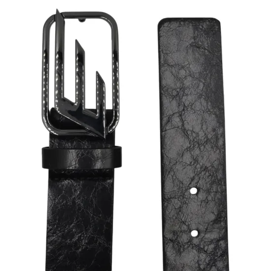 Cinturón Hebilla Cuadrada E smoke silver 2,3cm - Imagen 3