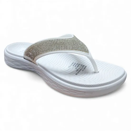 Sandalia Mujer Blanca Glam Bonny Franco - Imagen 2