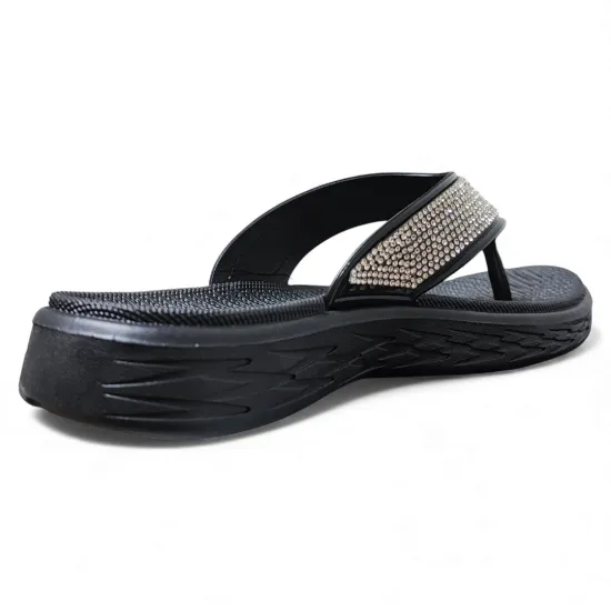 Sandalia Mujer Negra Glam Bonny Franco - Imagen 4