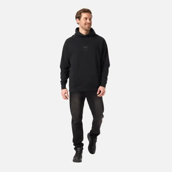 Poleron Hombre Ulmo Light Hoody Sweatshirt Negro Lippi - Imagen 7