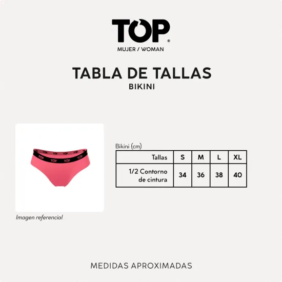 Pack 3 Calzon Bikini Mujer C11 Algodon TOP - Imagen 10