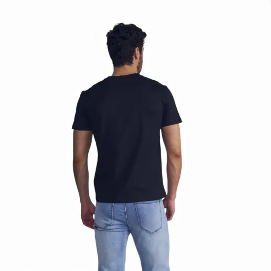 Polera Hombre Silicone Wash Negra Ellus - Imagen 3