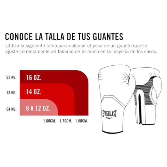 Guante Box Elite 2 16 OZ Dorado Negro Everlast - Imagen 4