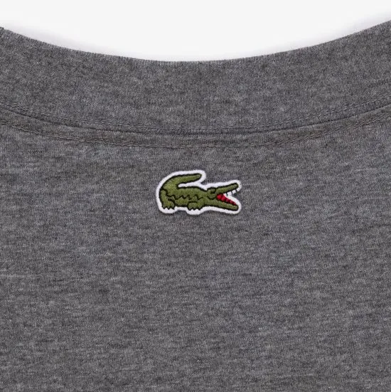 Polera Hombre Manga Corta Gris Lacoste - Imagen 2