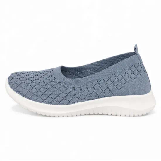 Zapatilla Mujer Knit Ligera Celeste Alquimia - Imagen 2