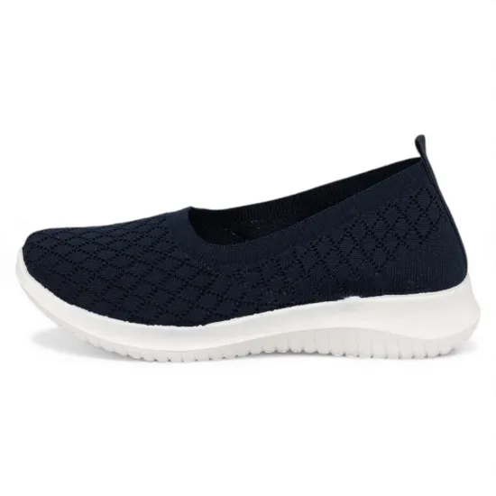 Zapatilla Mujer Knit Ligera Azul Alquimia - Imagen 2