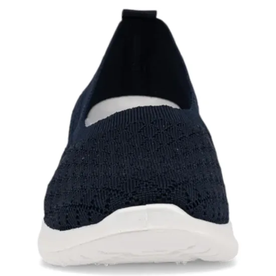 Zapatilla Mujer Knit Ligera Azul Alquimia - Imagen 3