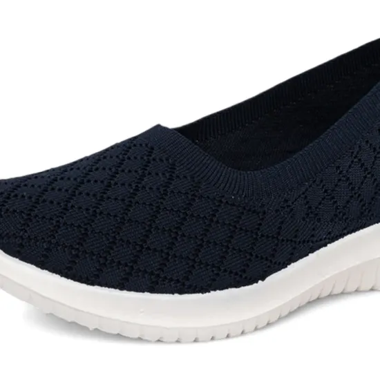 Zapatilla Mujer Knit Ligera Azul Alquimia - Imagen 4