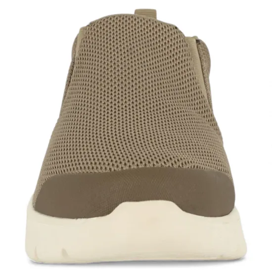 Zapatilla Hombre Knit Runner Khaki Unisport - Imagen 3