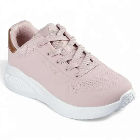 Zapatilla Mujer Uno Lite Shimmer Along Blsh Skechers - Imagen 2