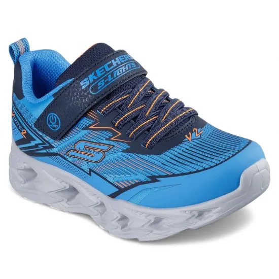 Zapatilla Niño S Light Vortex 2.0 Veltrox Blnv Skechers - Imagen 2