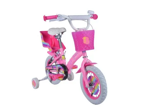 Bicicleta  Kids Barbie Rosado Aro 12 Bianchi - Imagen 5