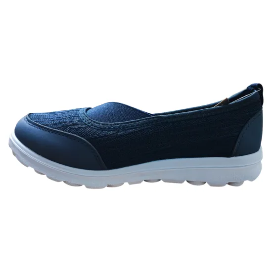 Zapatilla Mujer Mesh Navy Ecoflex Confort Diario New Walk - Imagen 2