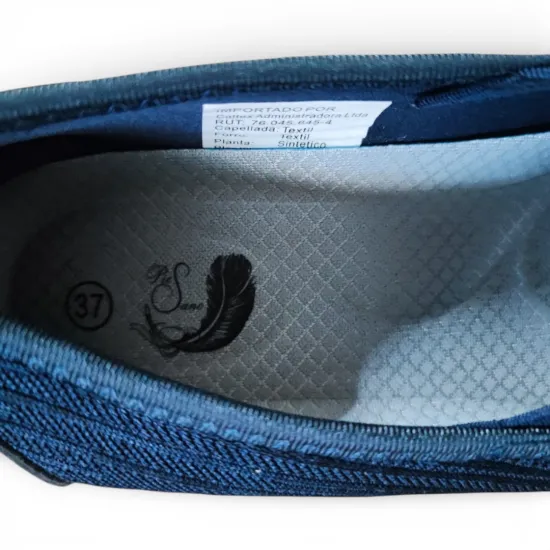 Zapatilla Mujer Mesh Navy Ecoflex Confort Diario New Walk - Imagen 7