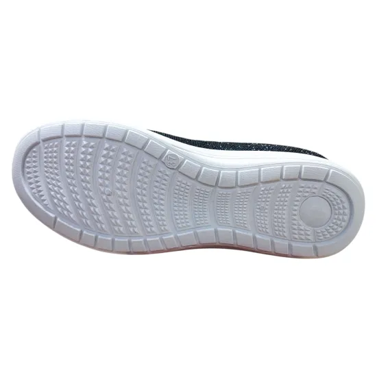 Zapatilla Mujer Mesh Black Ecoflex Walking Ligera New Walk - Imagen 4