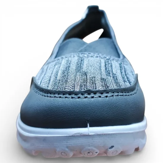 Zapatilla Mujer Gris Mesh Ecoflex Confort Diario New Walk - Imagen 3