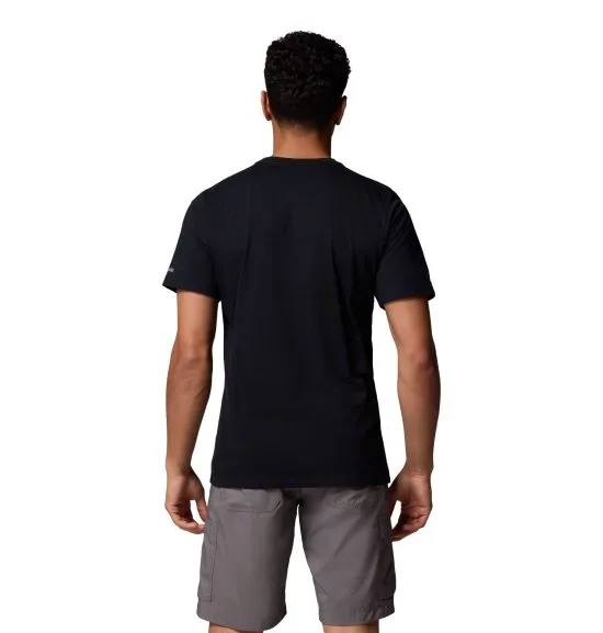 Polera Hombre Graphic Logo Outdoor Negra Columbia - Imagen 2