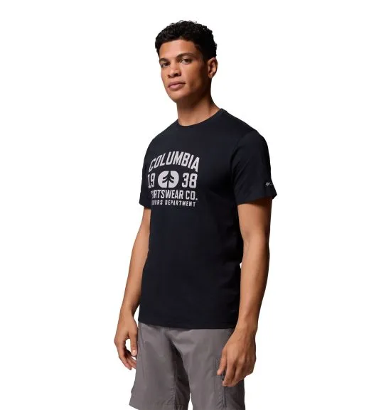 Polera Hombre Graphic Logo Outdoor Negra Columbia - Imagen 4