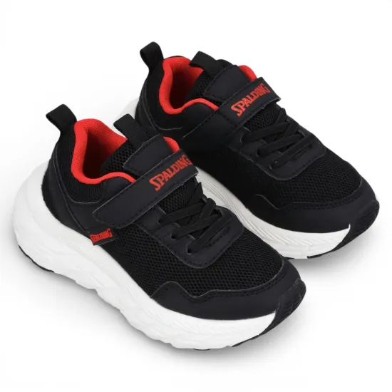 Zapatilla Niño Iva Negro/ Rojo Spalding - Imagen 4