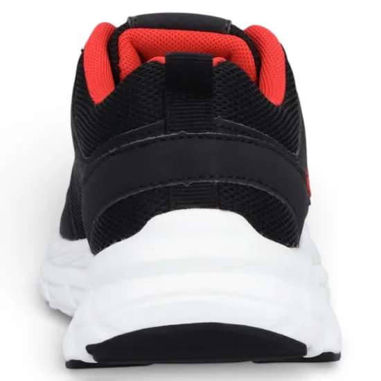 Zapatilla Kids Junior Ivar Negro/ Rojo Spalding - Imagen 5