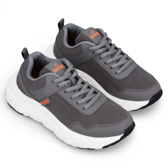 Zapatilla Niño Junior Ivar Gris/ Naranja Spalding - Imagen 5