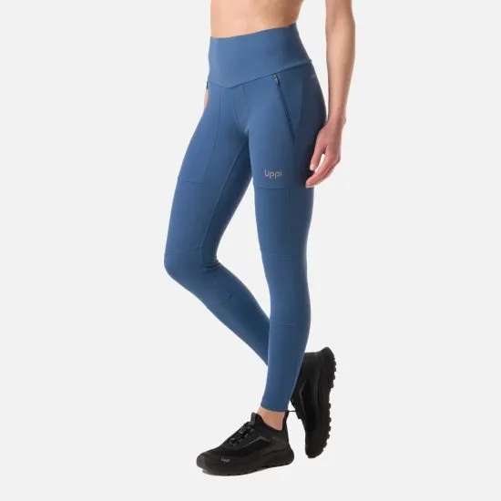 Calza Mujer PureTrek Q-Dry Leggings Azul Oscuro Lippi - Imagen 2