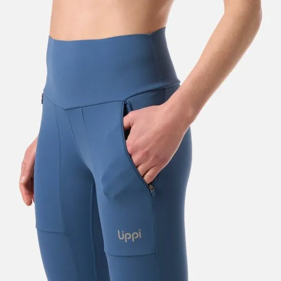 Calza Mujer PureTrek Q-Dry Leggings Azul Oscuro Lippi - Imagen 4