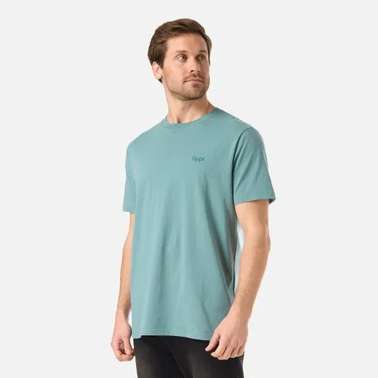 Polera Hombre Logo Lippi Back Print T-Shirt Turquesa Lippi - Imagen 2