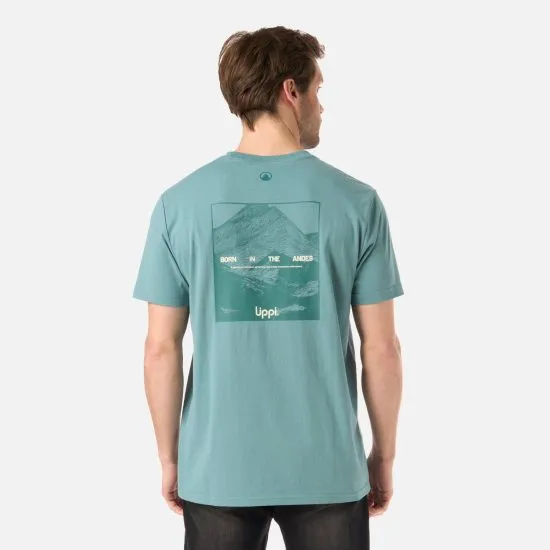 Polera Hombre Logo Lippi Back Print T-Shirt Turquesa Lippi - Imagen 6