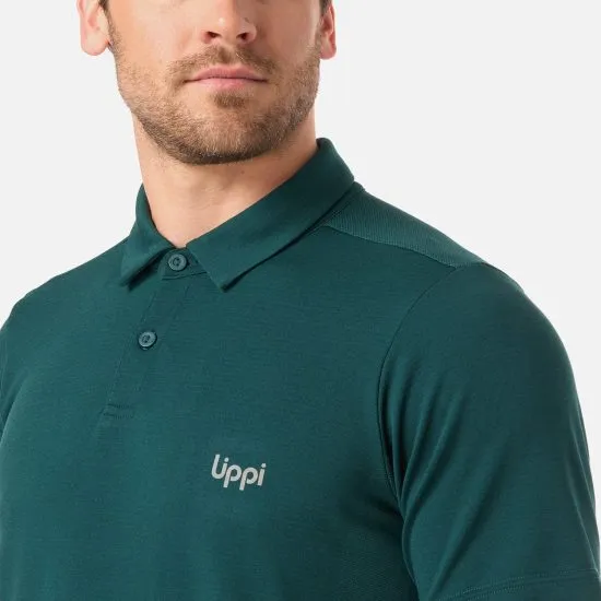 Polera Hombre B-Classic Seamless Polo Turquesa Lippi - Imagen 5
