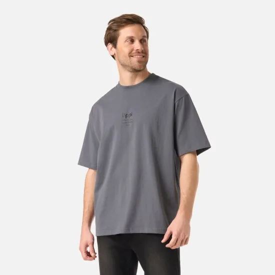 Polera Hombre Endura Cotton T-Shirt Grafito Lippi - Imagen 4