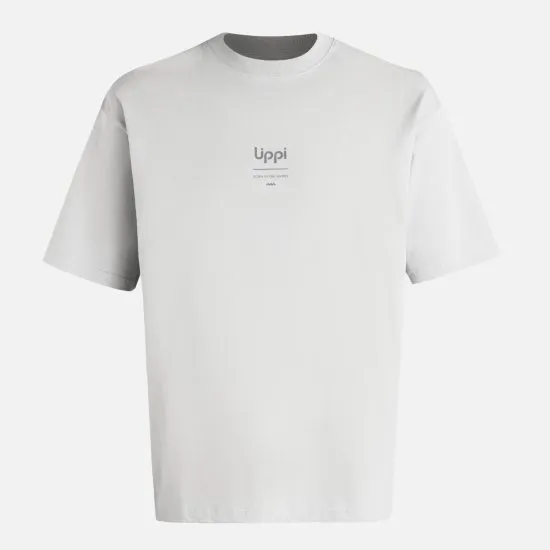 Polera Hombre Endura Cotton T-Shirt Gris Claro Lippi - Imagen 2