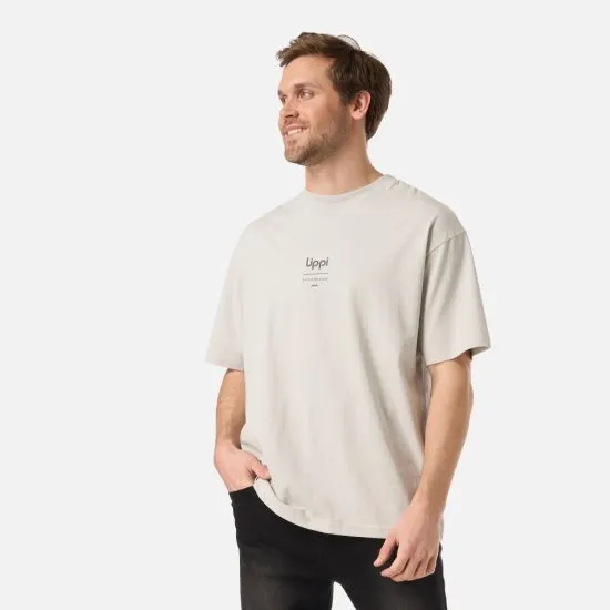 Polera Hombre Endura Cotton T-Shirt Gris Claro Lippi - Imagen 6