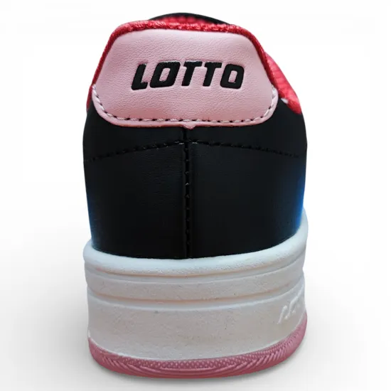 Zapatilla Niña Milan Jr Black/Pink Lotto - Imagen 3