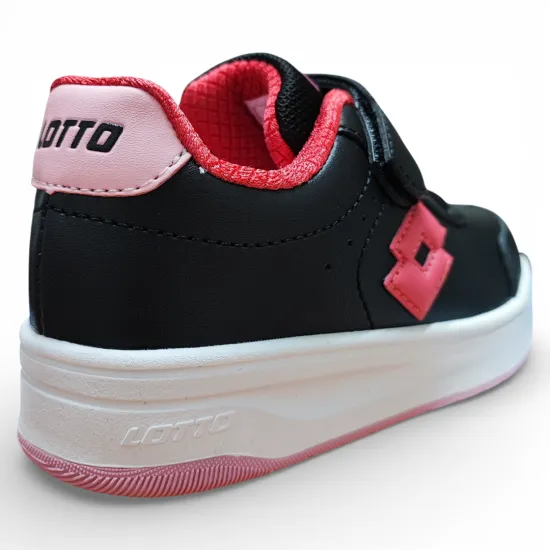 Zapatilla Niña Milan Jr Black/Pink Lotto - Imagen 5