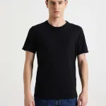 Polera Hombre Pocket Tee Slim Fit Negro Dockers