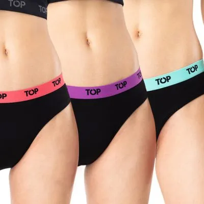 Pack 3 Calzón Bikini Algodón Pack 3 C4