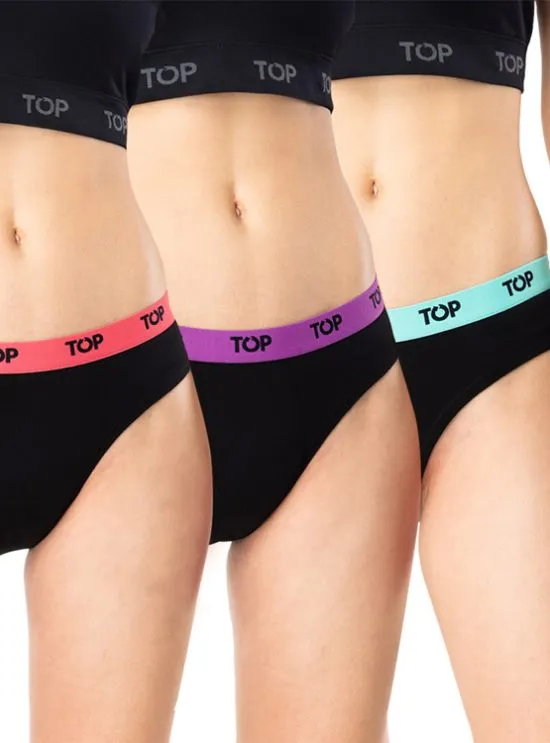 Pack 3 Calzón Bikini Algodón Pack 3 C4