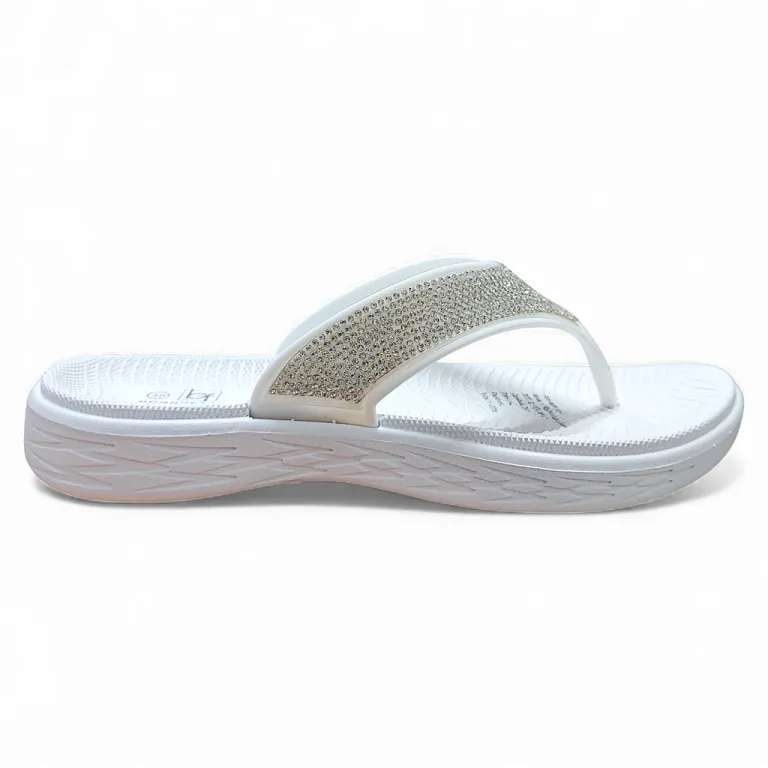 Sandalia Mujer Blanca Glam Bonny Franco