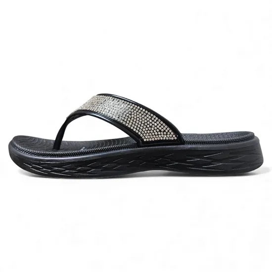 Sandalia Mujer Negra Glam Bonny Franco