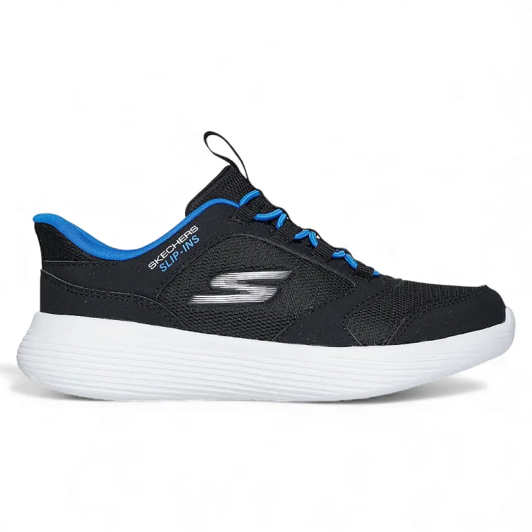 Zapatilla Niño Go Run 400 V2 Turbo Brisk Bkry Skechers