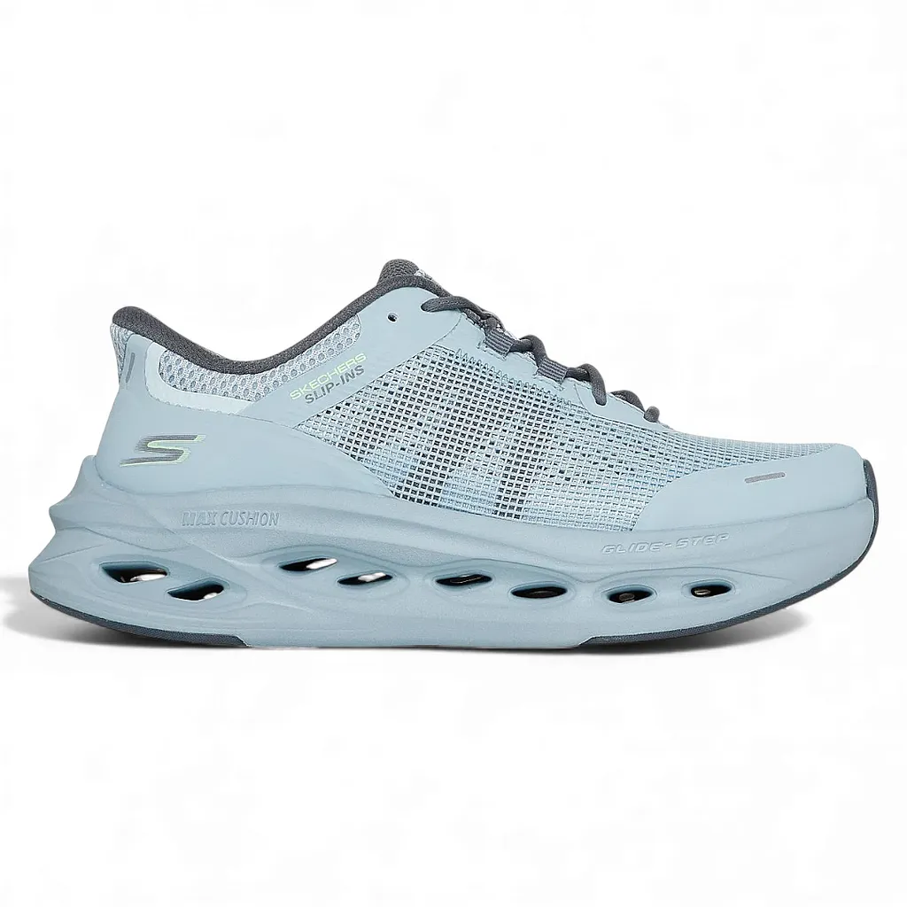 Zapatilla Mujer Max Cushioning Glide Step Sage Skechers
