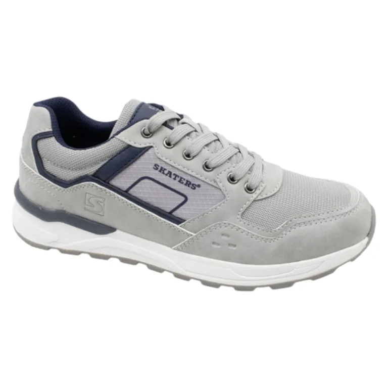 Zapatilla Hombre Skaters Urban Street Gris Sintético