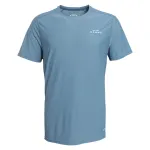 Polera Hombre Sport Manga Corta Dry Fit Azul Acero Kannu