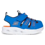 Sandalia Niño S Lights Sola Glow Hyper Coast Blnv Skechers