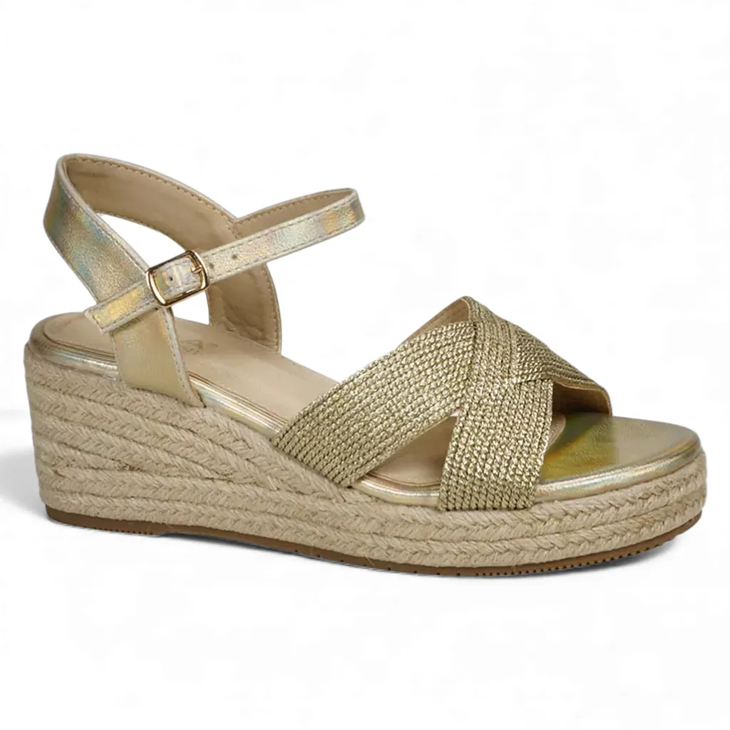 product_template_156154.png Sandalia Mujer Plataforma Yute Dorada Daisa Begoña